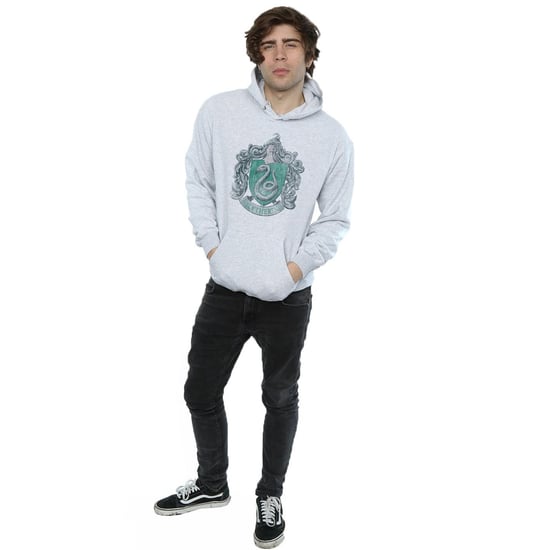 Harry Potter Heren Slytherin Katoenen Hoodie (Sportgrijs) - Image 4