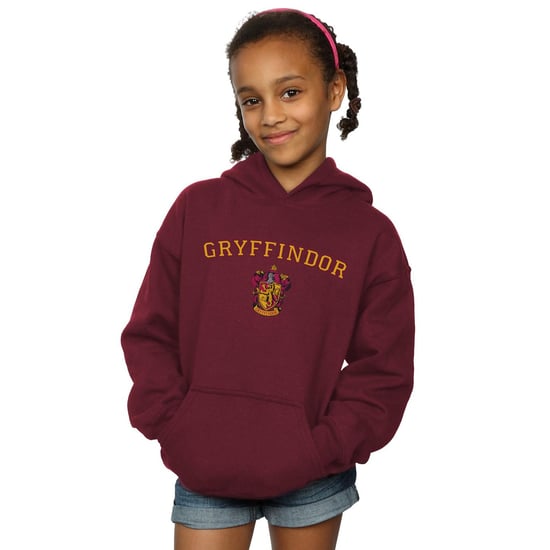 Harry Potter Meisjes Gryffindor Crest Hoodie (Bourgondië) - Image 2
