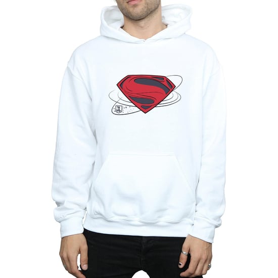 DC Comics Heren Justice League Movie Superman Logo Hoodie (Wit) - Image 3