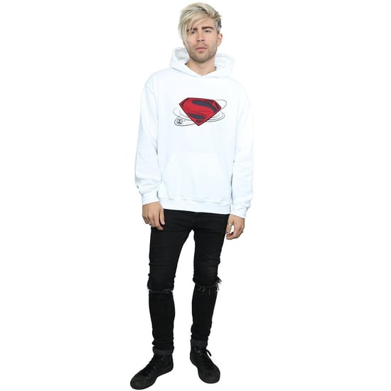 DC Comics Heren Justice League Movie Superman Logo Hoodie (Wit) - Image 4