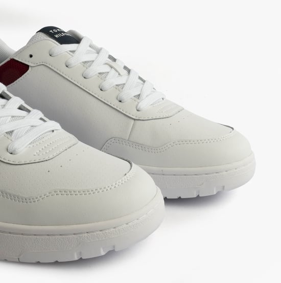 Tommy Hilfiger Th Basket Core Lth Heren Court Sneakers Rwb - Image 4
