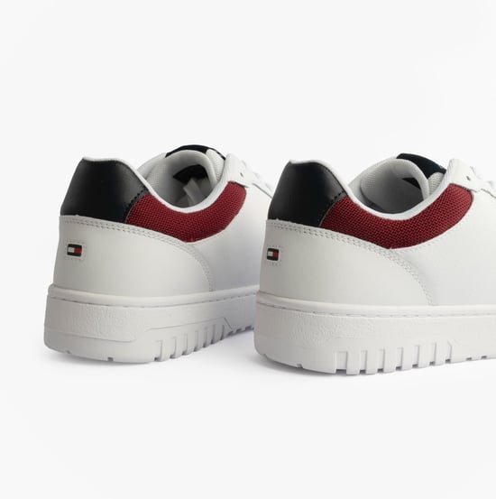 Tommy Hilfiger Th Basket Core Lth Heren Court Sneakers Rwb - Image 5