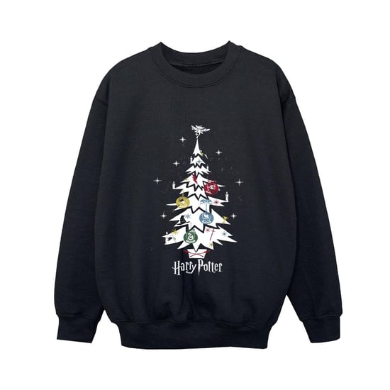 Harry Potter Sweatshirt met kerstboom voor jongens (Zwart) - Image 1
