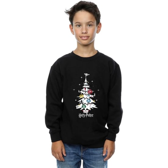 Harry Potter Sweatshirt met kerstboom voor jongens (Zwart) - Image 2