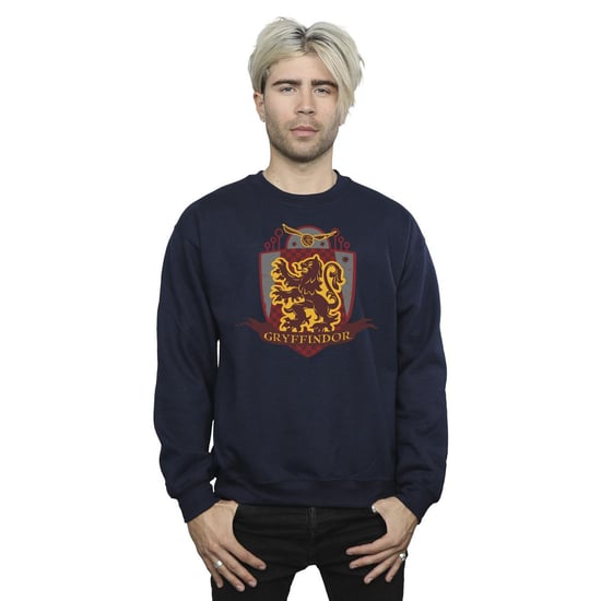 Harry Potter Heren Gryffindor borstembleem Sweatshirt (Marineblauw) - Image 2
