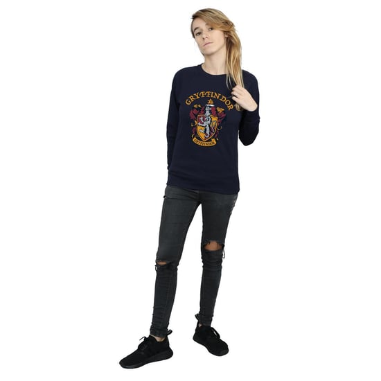 Harry Potter Dames/Dames Gryffindor Sweatshirt (Marineblauw) - Image 4