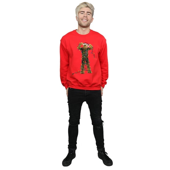 Star Wars Heren Chewbacca Kerstverlichting Sweatshirt (Rood) - Image 4