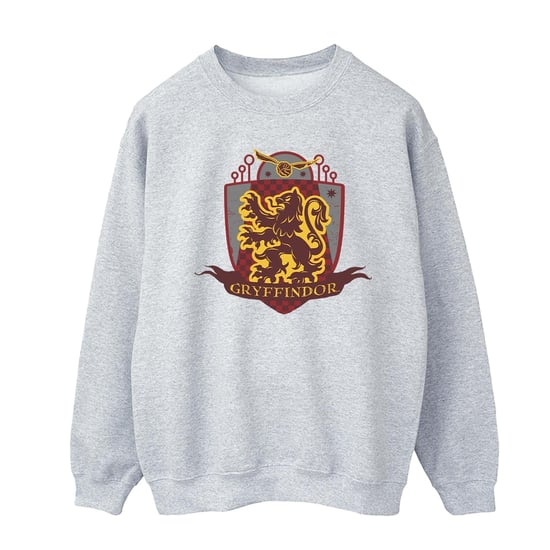 Harry Potter Heren Gryffindor borstembleem Sweatshirt (Sportgrijs) - Image 1