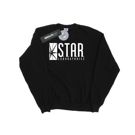 DC Comics Heren The Flash STAR Labs Sweatshirt (Zwart) - Image 1