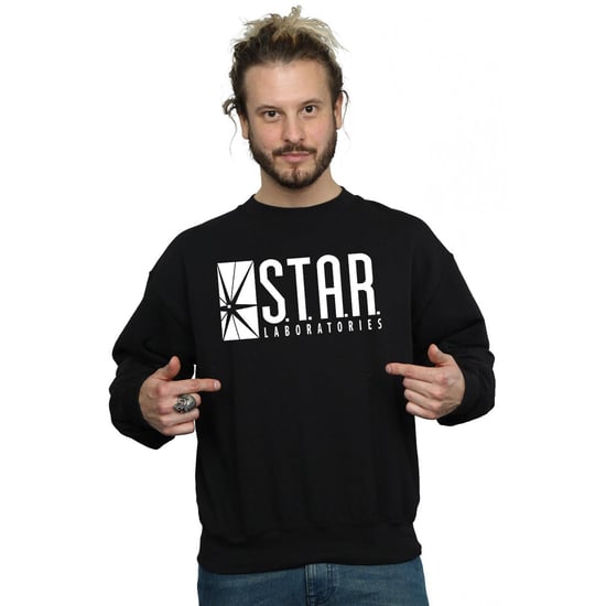 DC Comics Heren The Flash STAR Labs Sweatshirt (Zwart) - Image 2