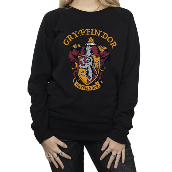 Harry Potter Dames/Dames Gryffindor Sweatshirt (Zwart) - Image 3