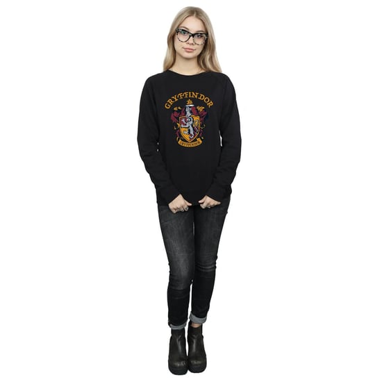 Harry Potter Dames/Dames Gryffindor Sweatshirt (Zwart) - Image 4