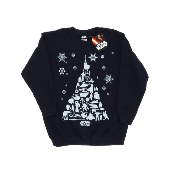 Star Wars Sweatshirt met kerstboom voor jongens (Marineblauw) - Image 1