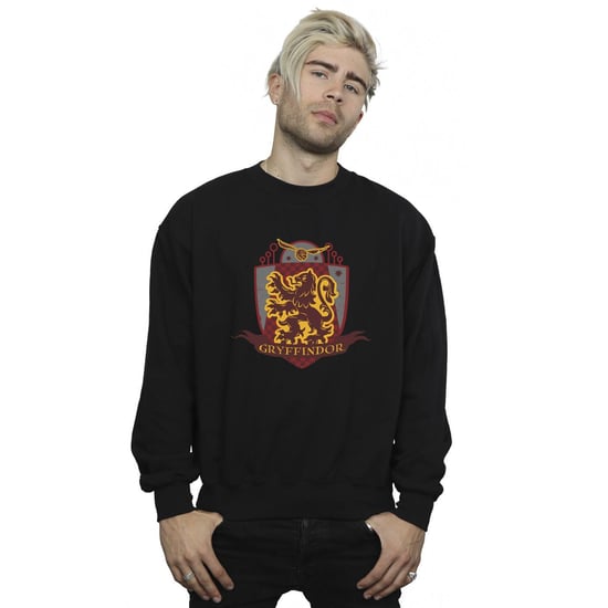 Harry Potter Heren Gryffindor borstembleem Sweatshirt (Zwart) - Image 2