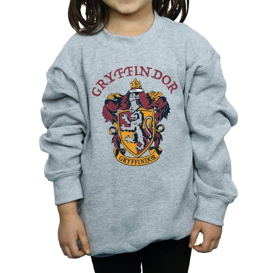Harry Potter Meisjes Gryffindor Katoenen Sweatshirt (Sportgrijs) - Image 3