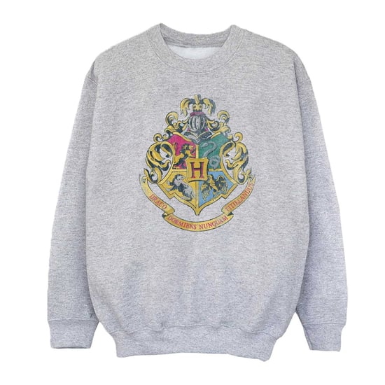 Harry Potter Meisjes Zweinstein Huizen Katoenen Sweatshirt (Sportgrijs) - Image 1