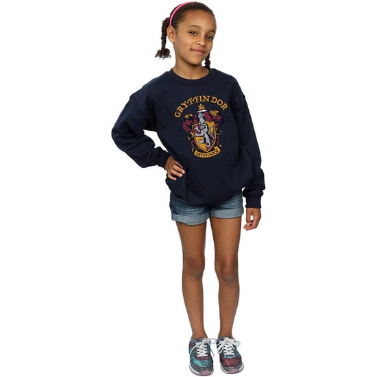 Harry Potter Meisjes Gryffindor Katoenen Sweatshirt (Marineblauw) - Image 3