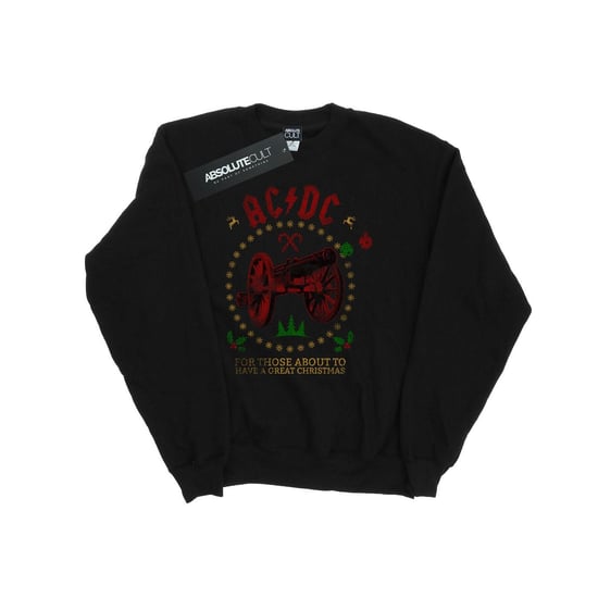 AC/DC Meisjes Kerstmis Voor Die Sweatshirt (Zwart) - Image 1