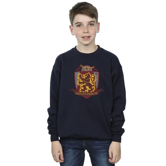 Harry Potter Jongens Gryffindor borstembleem Sweatshirt (Marineblauw) - Image 2