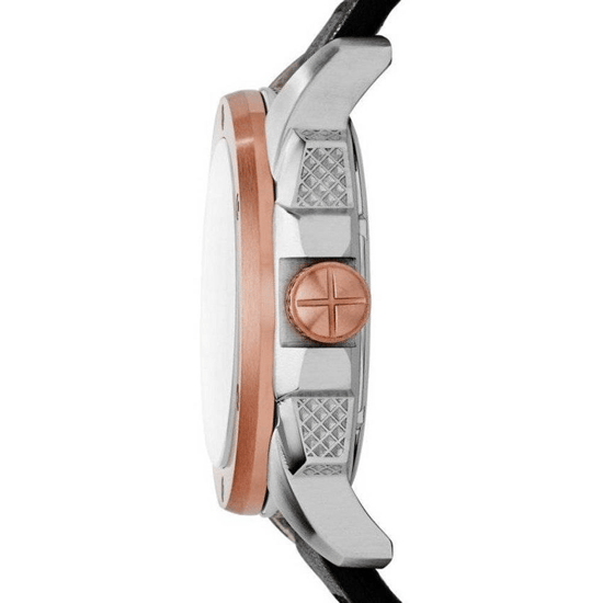 Fossil Machine ME3082 Automatisch Skelet Herenhorloge - 50 mm Zwart Lederen Band - Image 4
