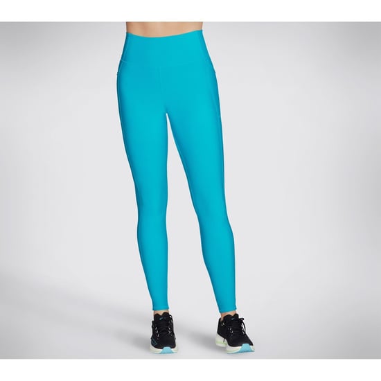 Skechers Performance GOFLEX Rib Nylon Dam Blå Sportleggings - Image 2