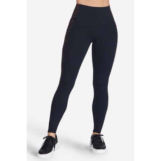 Skechers Performance GO WALK Cheetah Legging Nylon Dam Brun Sportleggings - Image 2