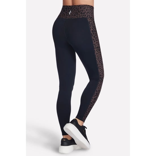 Skechers Performance GO WALK Cheetah Legging Nylon Dam Brun Sportleggings - Image 3