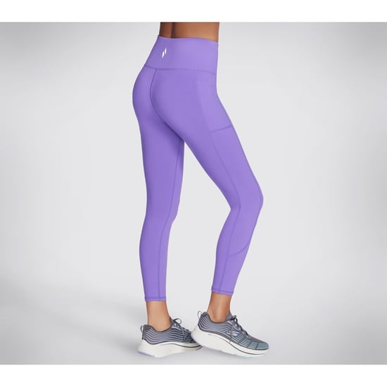 Skechers Performance GOWALK Wear Högmidjade 7/8 Nylon Kvinnors Rosa Sportleggings - Image 3