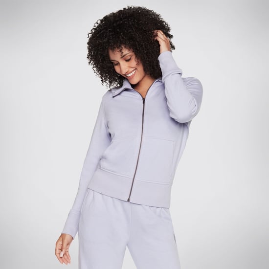 Skechers Performance Hoodless Hoodie Diamond Jacka Dam Lila Jacka - Image 2