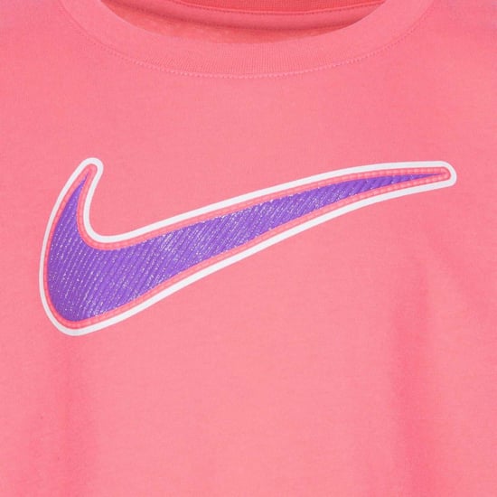 Nike Meisjes Swoosh Varsity T-shirt (Roze) - Image 4