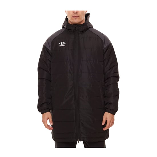 Umbro Gewatteerd herenjack (Zwart/Koolstof) - Image 4