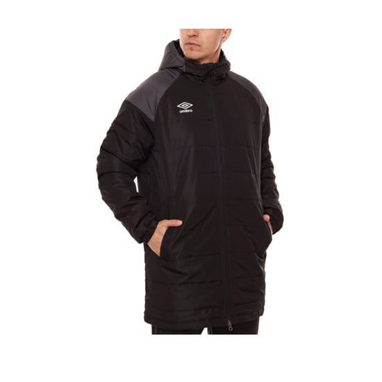 Umbro Gewatteerd herenjack (Zwart/Koolstof) - Image 5