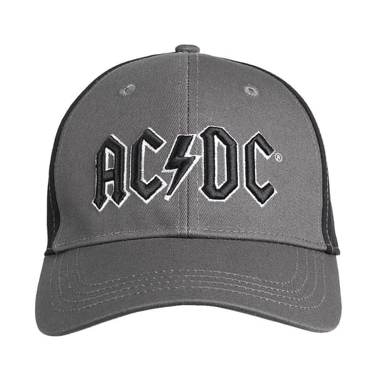 AC/DC Unisex Volwassen Baseballpet met Tweekleurig Logo (Houtskool Grijs/Zwart) - Image 4