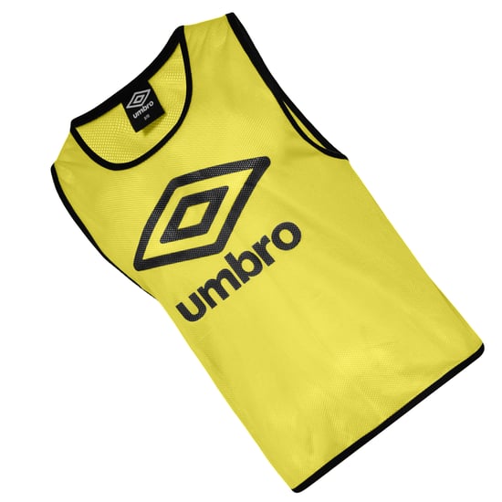 Umbro Unisex Adult Training Bib (Yellow/Black) - Image 2