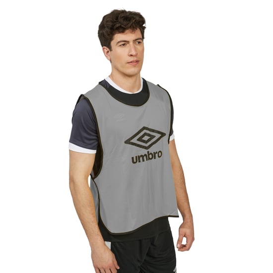 Umbro Unisex Adult Training Bib (High Rise Grey/Black) - Image 5