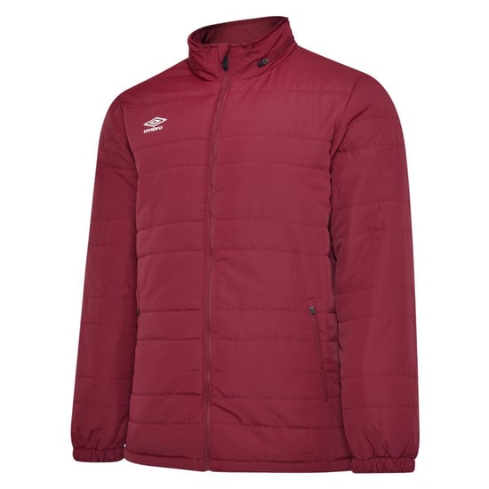 Umbro Mens Club Essential Bench Jacket (Claret) - Image 1