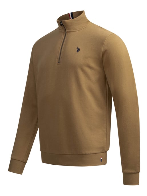 U.S. POLO ASSN. heren half-zip trui USNiico van katoenmix - Image 2
