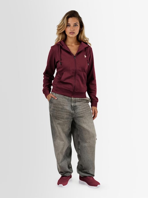 U.S. POLO ASSN. dames sweatjack USRubyy van katoen-polyester mix - Image 3