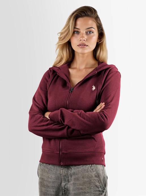 U.S. POLO ASSN. dames sweatjack USRubyy van katoen-polyester mix - Image 5
