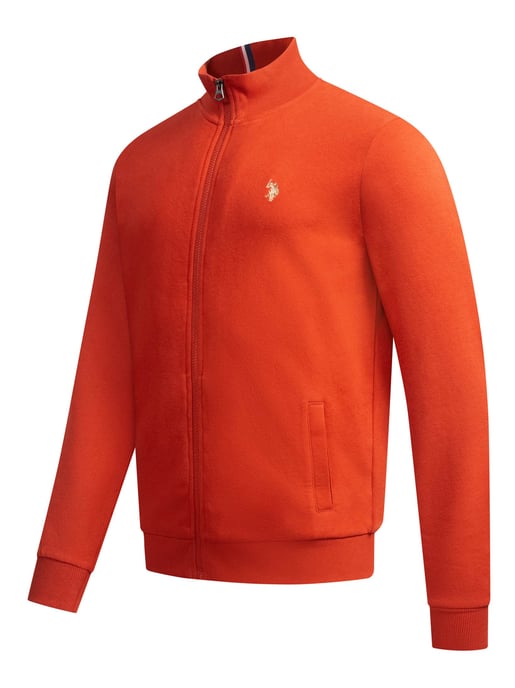 U.S. POLO ASSN. men’s zip-up sweatshirt jacket USTheoo cotton blend - Image 2