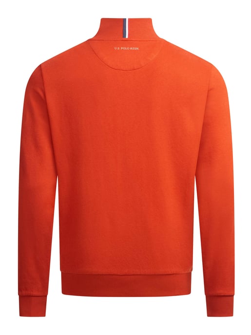 U.S. POLO ASSN. men’s zip-up sweatshirt jacket USTheoo cotton blend - Image 3