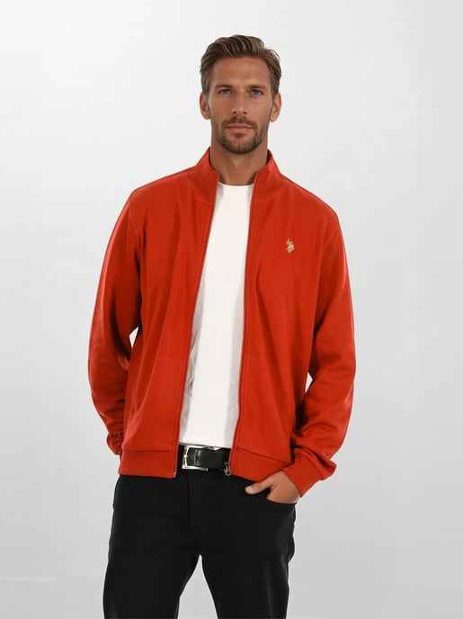 U.S. POLO ASSN. men’s zip-up sweatshirt jacket USTheoo cotton blend - Image 5