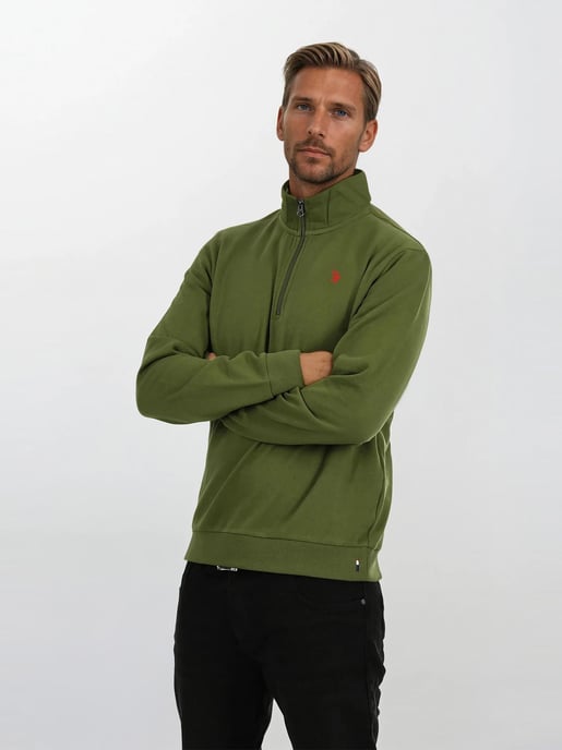 U.S. POLO ASSN. heren half-zip trui USNiico van katoenmix - Image 6