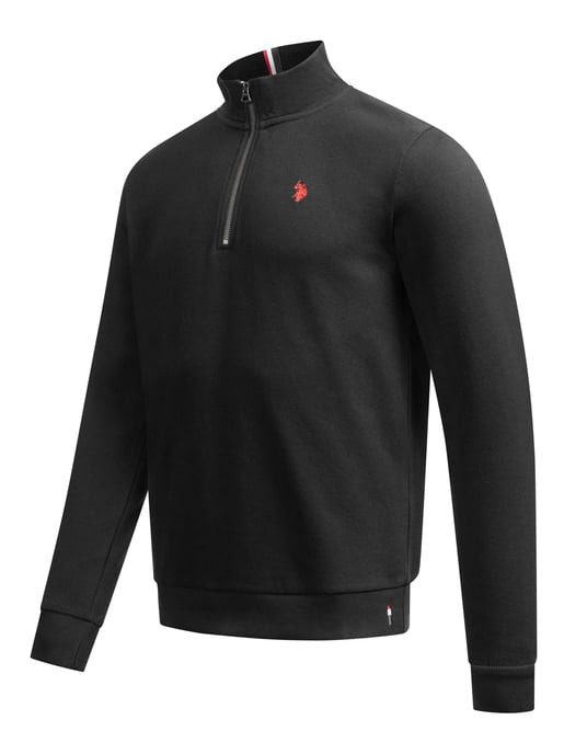 U.S. POLO ASSN. heren half-zip trui USNiico van katoenmix - Image 2