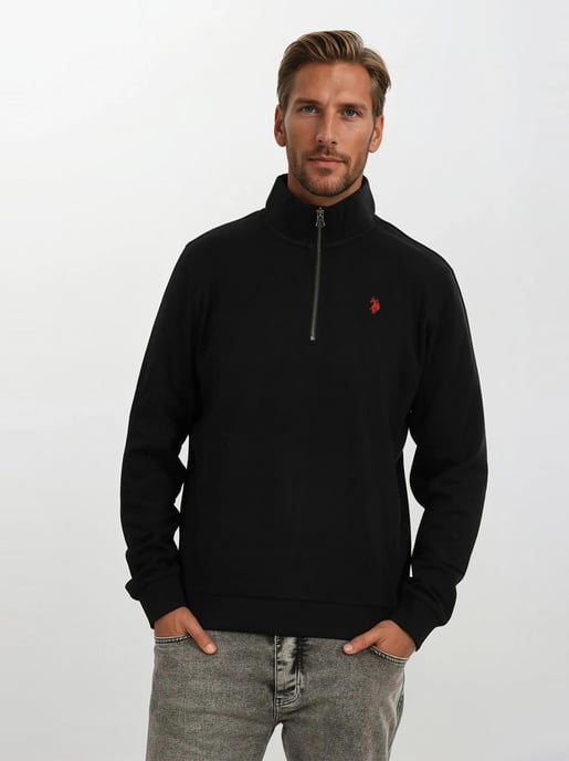 U.S. POLO ASSN. heren half-zip trui USNiico van katoenmix - Image 5