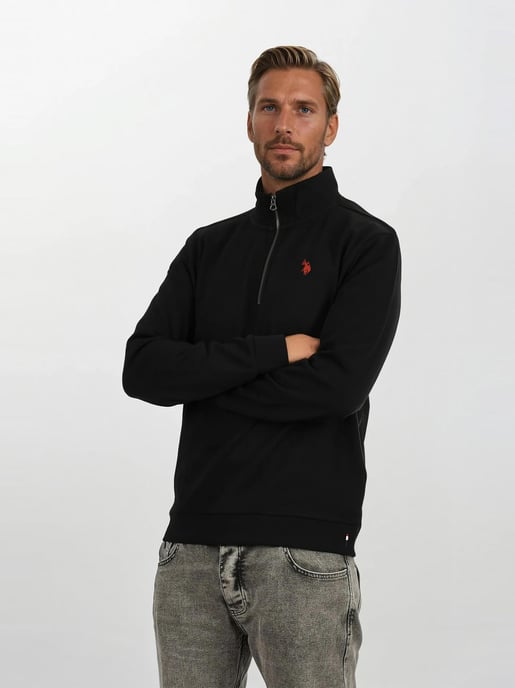 U.S. POLO ASSN. heren half-zip trui USNiico van katoenmix - Image 6