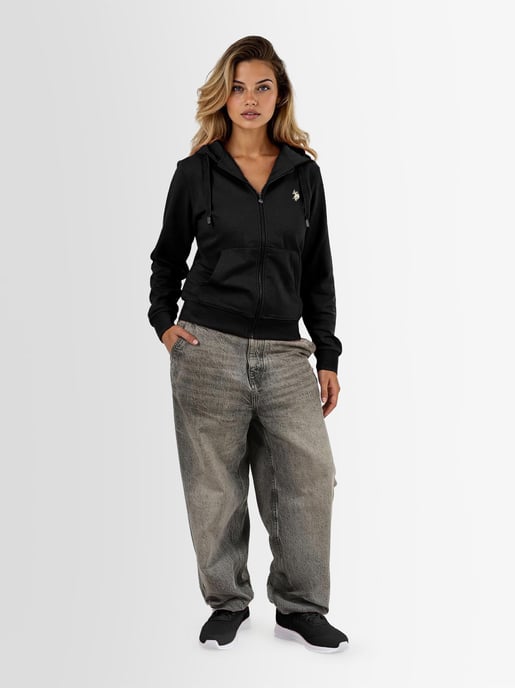 U.S. POLO ASSN. women’s zip-up sweatshirt jacket USRubyy cotton blend - Image 3