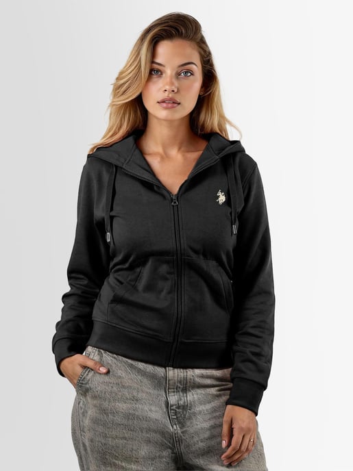 U.S. POLO ASSN. women’s zip-up sweatshirt jacket USRubyy cotton blend - Image 4