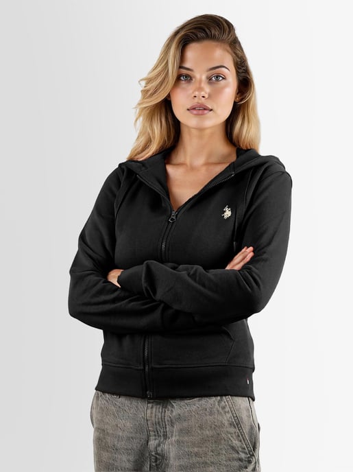 U.S. POLO ASSN. women’s zip-up sweatshirt jacket USRubyy cotton blend - Image 5