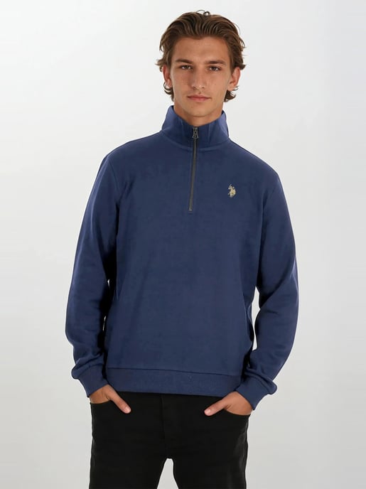 U.S. POLO ASSN. heren half-zip trui USNiico van katoenmix - Image 5